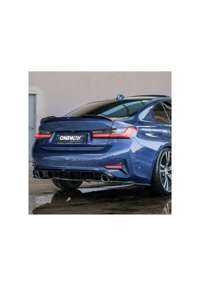 Bmw 3 Serisi G20 Sport Line 2018-2022 Arka Difüzör & Flap Seti Sportif Tampon Altı Paket