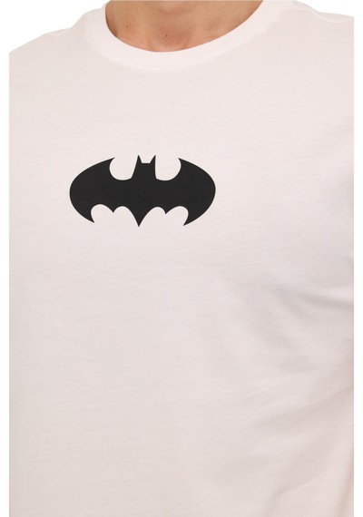 Ljk-Batman Ml Batman-4 6fx Beyaz Erkek Kısa Kol T-shirt 000000000102066063