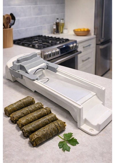 Reoona Pratik Yaprak Dolma Sarma Makinesi Yaprak Dolma Sarma Aparatı Asma Yaprağı Dolma Yapma Aleti siyah