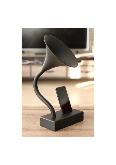Siyah Deju Raven Akustik Gramofon 1 W Güç Ve 10 W Subwoofer İle K