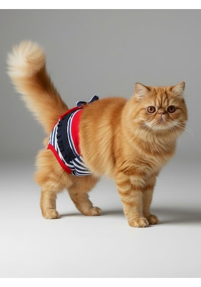 Pretty Liva Dişi Kedi Regl Külotu Kedi Donu Kedi İç Çamaşırı Ayarlanabilir Bağcıklı Küçük Irklar İçin