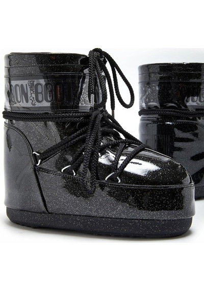Moon Boot Icon Low Glitter Kadın Kar Botu 2monw2023019-9824 Siyah