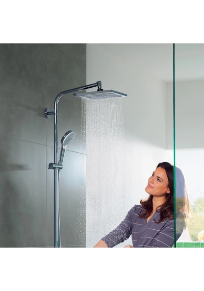 Hansgrohe Crometta E 240 1 Jet Duş Kolonu Ecosmart Reno Krom