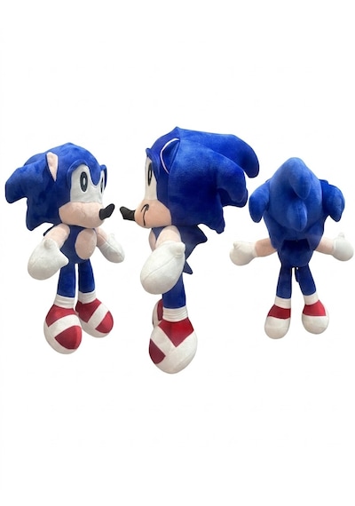Sonik Boom 40 Cm Büyük Boy Kirpi Sonic Figür Peluş Oyuncak Mavi