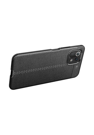 Xiaomi Mi 11 Lite Kılıf Deri Tarzı Niss Silikon Case