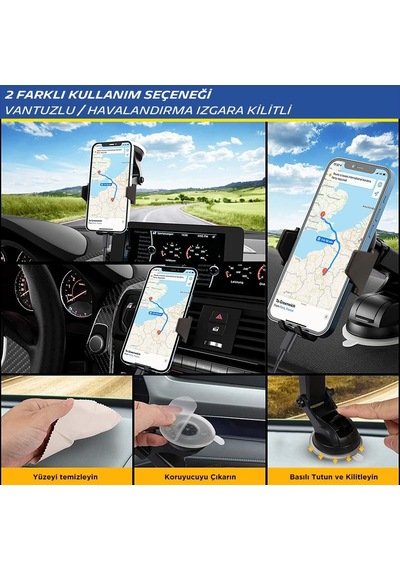 Michelin Mc33368 Wireless Telefon Şarj Cihazı Ve Dokunmatik Akıllı Telefon Tutucu Fr Mc33368 Renkli
