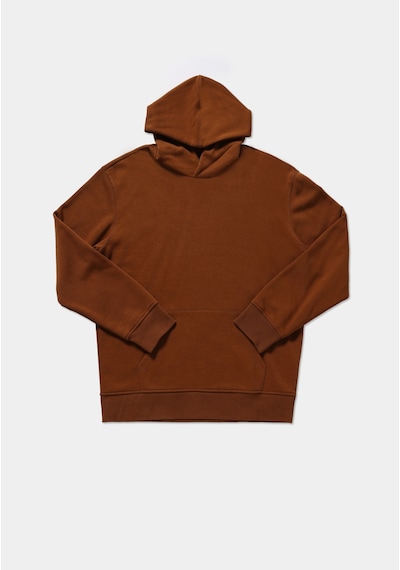 Colin's Colins Relaxed Fit Kapüşonlu Düz Erkek Kahverengi Sweatshirt Cl1082263 Q1.v2 Dcm Dark Camel