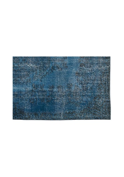 El Dokuması Vintage Yün-pamuk Turkuaz Halı 8142 170 X 276 Cm