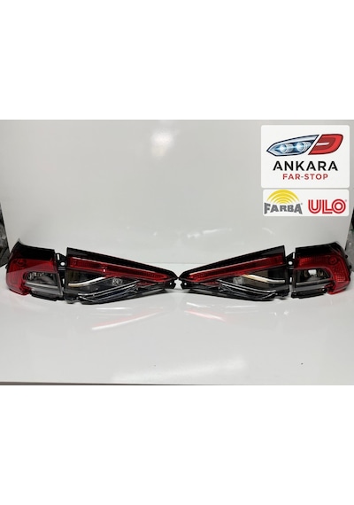 Toyota Corolla 2019-2025 Stop Lambası Sağ - Sol İç Ve Dış Takım  Farba-ulo-4 Stop Ledsiz -