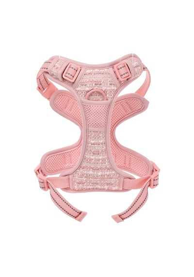 Haute Couture Köpek Göğüs Tasması Pembe S
