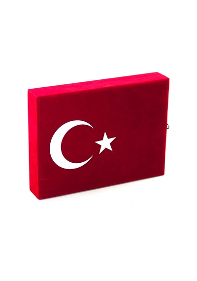 Kadife Plaketli Kuran-I Kerim - Orta Boy - Ayyıldızlı