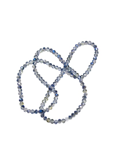 6 Mm Indigo Kristal Cam Boncuk 1 Dizi - 80-85 Adet