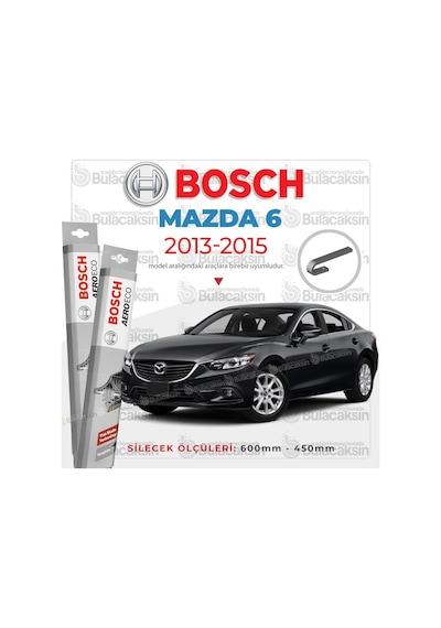 Mazda 6 Muz Silecek Takımı 2013-2015 Bosch Aeroeco