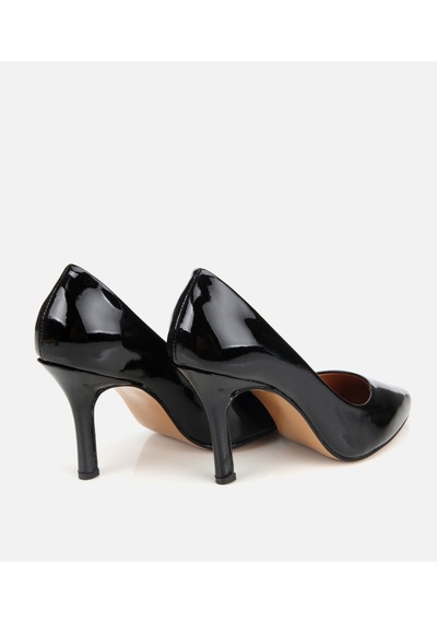 Hotiç Kadın Rugan Deri Siyah Stiletto 01ayh312550a100 Siyah