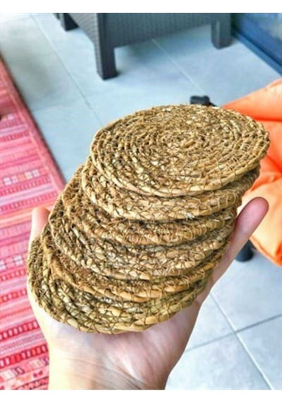 Hasır Bardak Altlığı 6 Adet Diğer