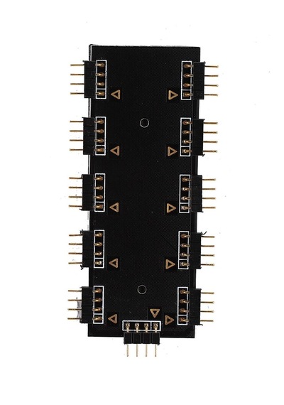 Rgb Led Fan Şerit Hub Splitter 10 Port 12v 4 Pin Kablo Çoklayıcı