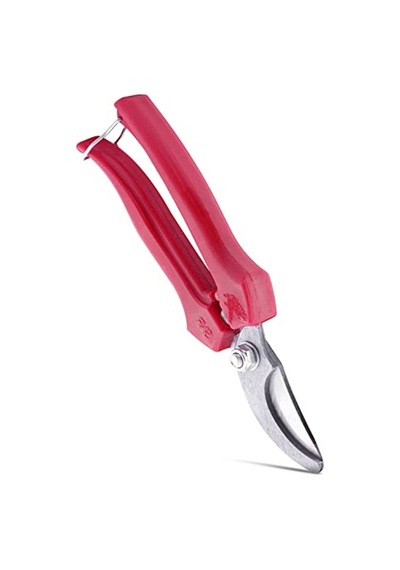 Ergonomik Bahçe Budama Makası - Eğri Uçlu Çelik Bıçak İle Kolay Kesim