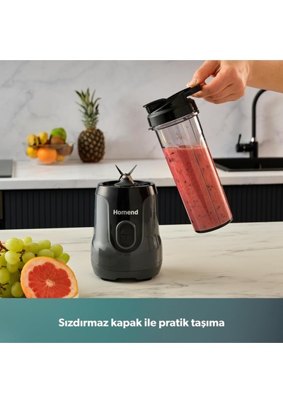 Mixfresh 7026h Kişisel Smoothie Blender Antrasit Siyah Belirtilmemiş