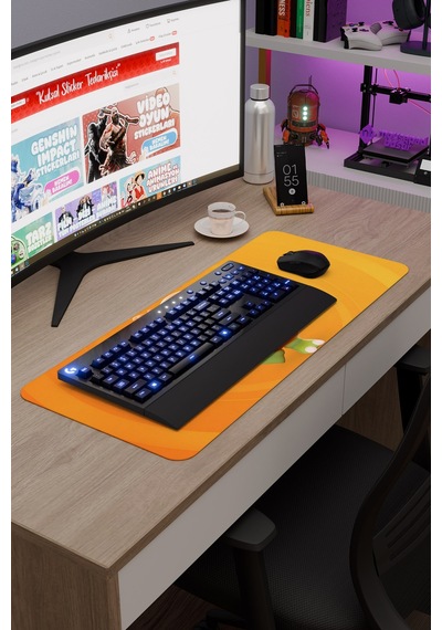 Fall Guys Kaymaz Dikişli Kauçuk Oyuncu Mousepad V2 - 70x30 Xl Gaming Mouse Pad Fare Altlığı