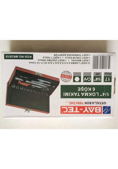 Baytec 1/4 Lokma Takımı 17 Parça