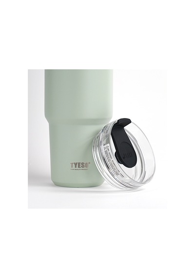 Tyeso Tripletask Termos Vakumlu Yıkanabilir Silikon Pipetli 600ml Renkli
