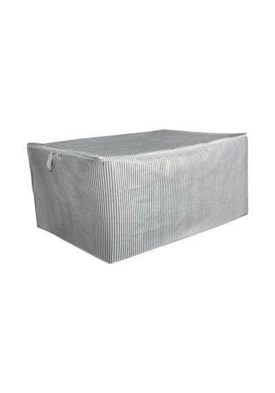 Kazak Çamaşır Hurcu Çizgili Model 45x40x30 Nefes Alabilen Kumaş 45 X 32 Beyaz Diğer