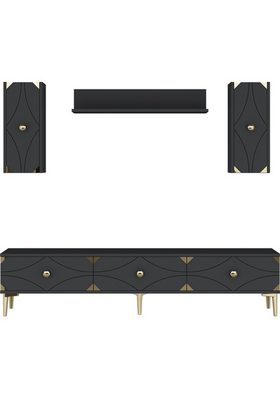 Tvr1897ag Alfa Tv Ünitesi Takımı Antrasit-gold 180cm