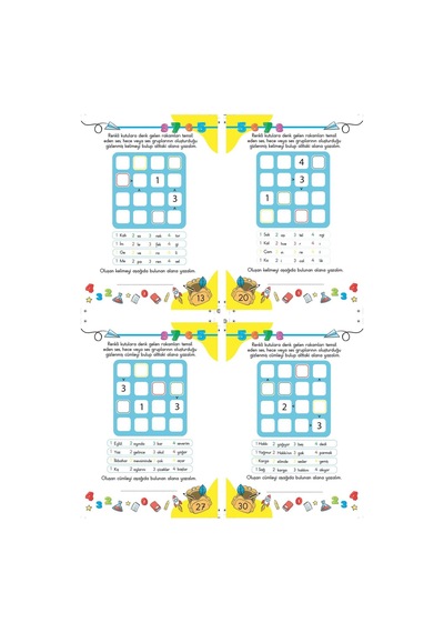 Çocuklar İçin Zeka & Dikkat Güçlendiren FUTOSHİKİ Kolay Seviye-Yeni Nesil JAPON SUDOKU 7-99 Yaş