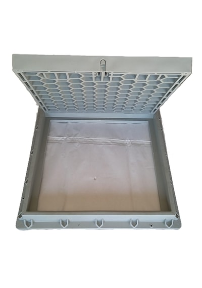 70x80 Dikdörtgen Rögar Kapağı / Havuz Kapağı /menteşeli/kilitli/ Çerçeve + Düz Kapak 1 Adet