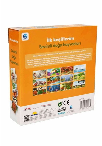 Çocukların En Sevdiği Oyun İlk Keşiflerim-sevimli Doğa Hayvanları Oyunu