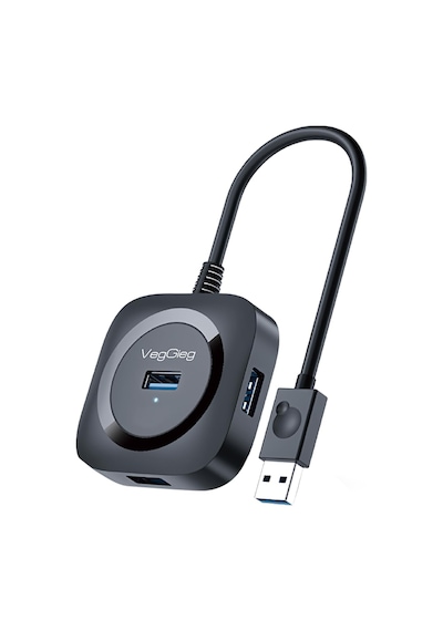 4 Port Usb 3.0 Çoklayıcı Hub Siyah