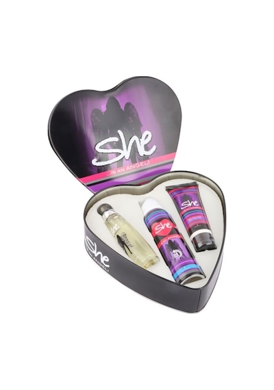 She Angel Kadın Parfüm EDT 50 ML + Sprey Deodorant 150 ML + Losyon 75 ML