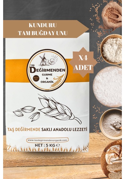 Kunduru Tam Buğday Unu - 20 Kilo