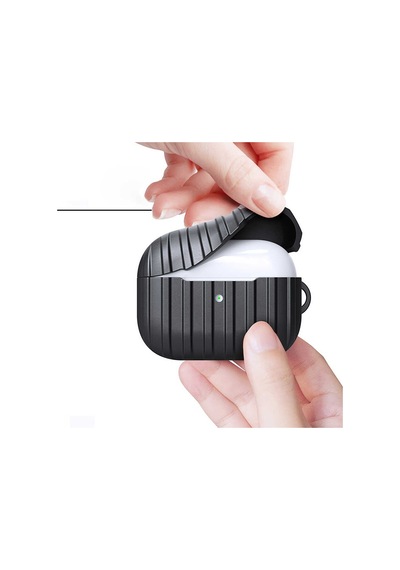 Lexroo Apple AirPods Uyumlu Pro Airbag 21 Kılıf - Siyah