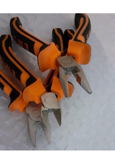 5 Li Set Mini Pense Seti Yan Keski Kargaburun Düz Ve Yıldız Torna