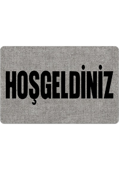Evaşk Kapı Önü Paspası Vinil Kaymaz Tabanlı 45 X 70 Evaşkdm11066a