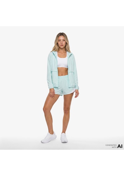 Under Armour Velociti Pro Storm Kadın Yeşil Koşu Ceket 6009542