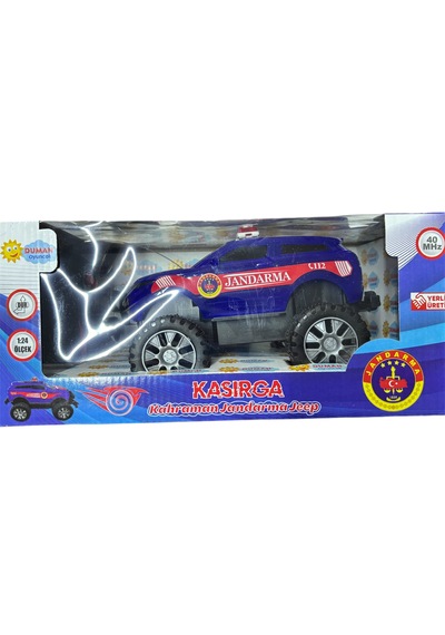 Duman Uzaktan Kumandalı 2 Fonksiyonlu Jandarma Arabası