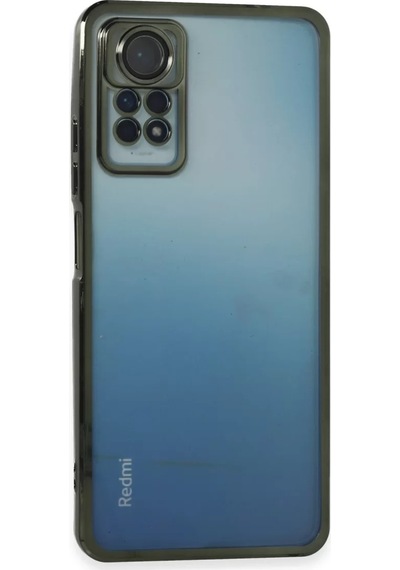 Newface Xiaomi Redmi Note 11 Pro Kılıf Razer Lensli Silikon - Yeşil