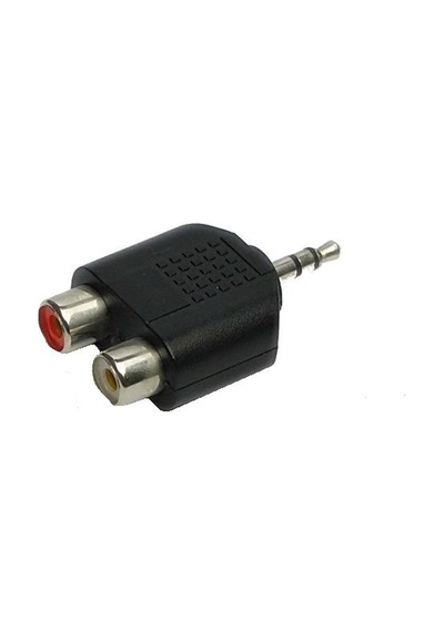 3.5 MM Stereo Erkek To 2 Rca Dişi Çevirici Aparat