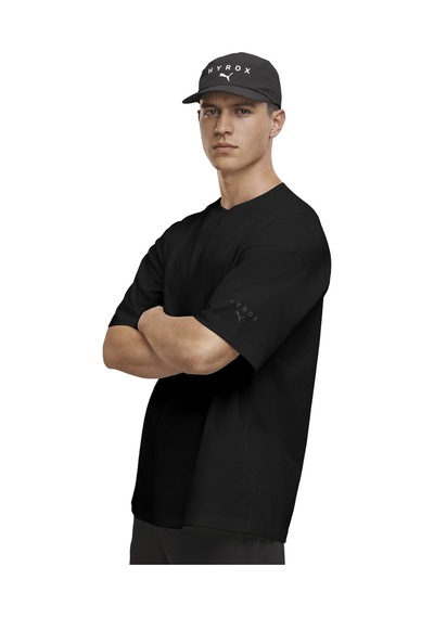 528131-01 Puma X Hyrox M Cıty Lıfestyle Tee Erkek T-shirt Siyah 528131-01