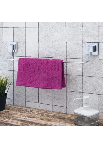 Banyo Havlu Askısı Paslanmaz Krom Easyfix. Gümüş