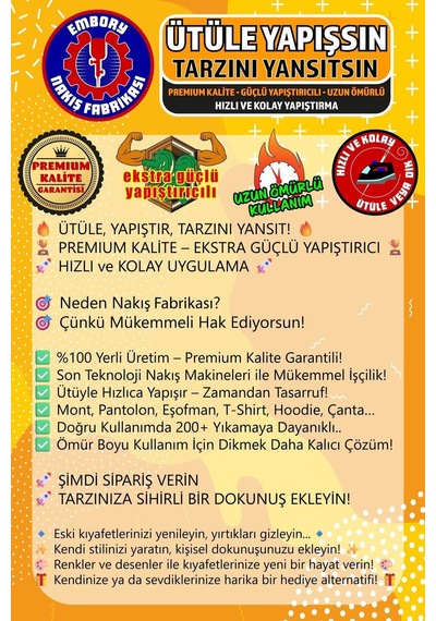 Embory Ütü İle Yapışan Arma Yama, Kamuflaj Yama 2 Adet Ütüyle Yapışan Nakış Dokuma Aplike Patch Asker Yeşili