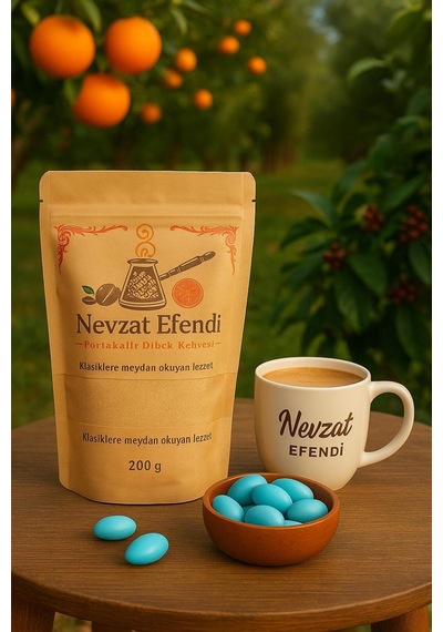 Nevzat Efendi Portakallı Dibek Kahvesi 200 G Doğal, Taze Diğer