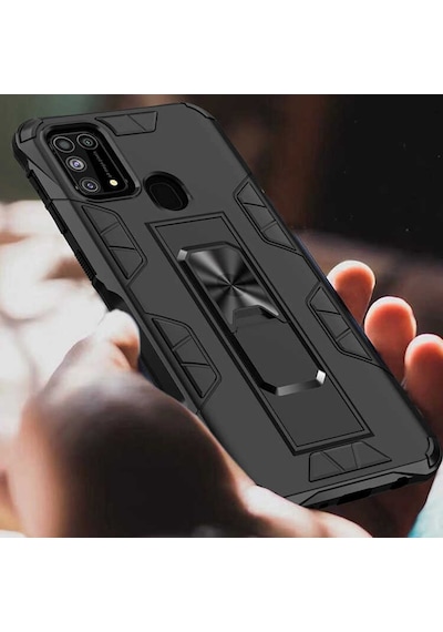 Samsung Galaxy Uyumlu M31 Kilif Miknatisli Standli Silikon Kapak 426895986