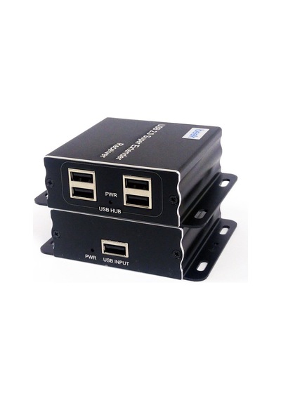 Beek Cat 5 Usb 2.0 Sinyal Uzatma Cihazı, Alıcı Receiver Ve Verici Sender Birim Dahil, 4 Port Usb 2.0 Hub, 60 Metre, Alüminyum&lt Br&gt Beek Usb