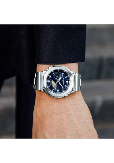 Casio Gm-2110d-2bdr Kol Saati Metalik Gri