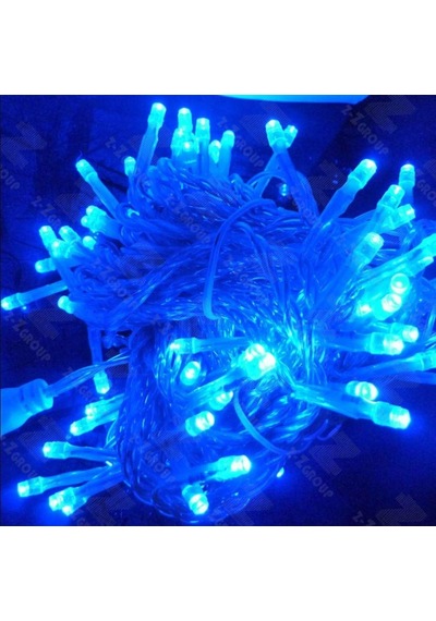 10 Metre Dekor Led Mavi Fonksiyonlu - Mavi Dekor Led 100 Ledli