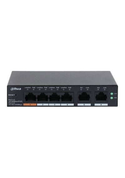 Dahua CS4006-4ET-60 4 Port Yönetilebilir Poe Switch