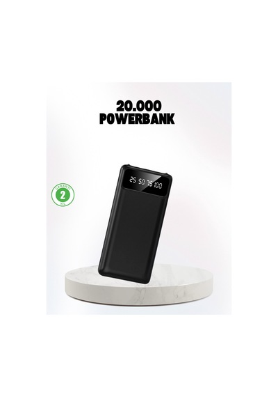 Çoklu Güvenlik Korumalı 20.000 Mah Powerbank Fener Özellikli Çok Rnekli